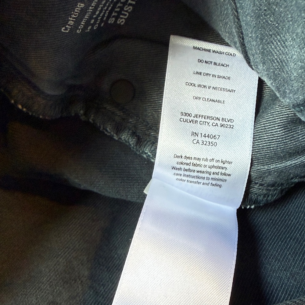 NWT Outerknown 100% Organic Cotton SEA Jeans Dune HighRise Slim Denim Women's 25 - Picture 14 of 14